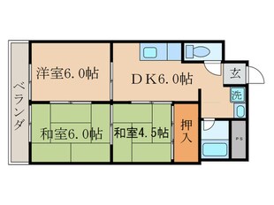 第２長栄マンションの物件間取画像